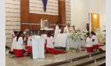 Maundy Thursday liturgical celebration at Infant Mary Church, Bajjodi