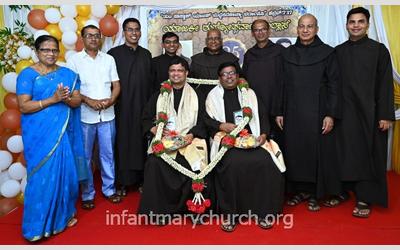 Priestly Silver Jubilee of Fr. Melwin D’cunha and Fr. Prasanna Kumar celebrated at Bajjodi