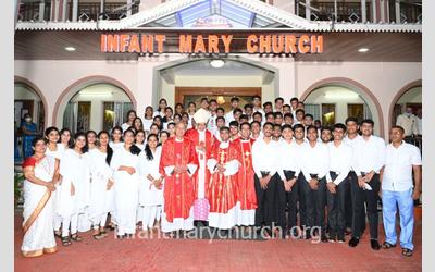 Pastoral Visit to Infant Mary Church, Bajjodi by Most Rev. Dr Peter Paul Saldanha, Bishop of Mangalore